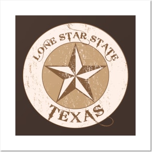 Texas Lone Star State Posters and Art